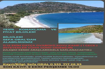 DATÇA OVABÜKÜ KAMP 11-12 EKİM 2025